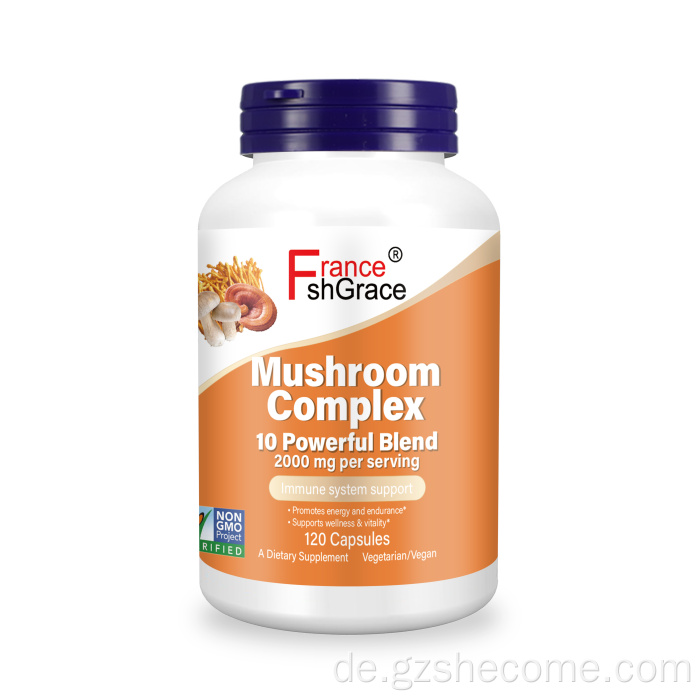 Pilzträger unterstützt das Immunsystem. Optimieren Sie die Gesundheit